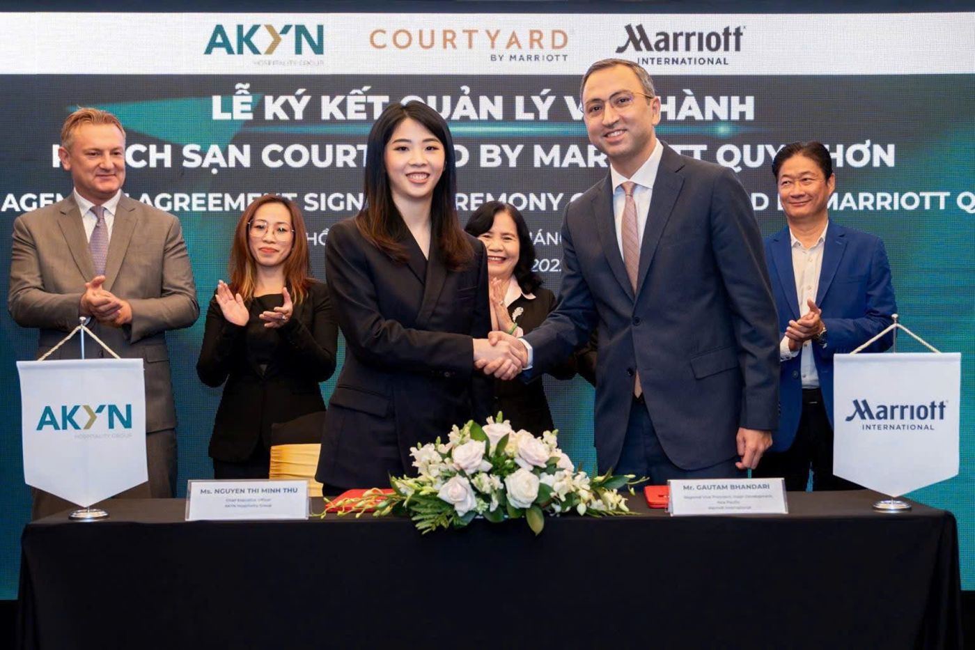 Lễ ký kết quản lý vận hành khách sạn Courtyard by Marriott Quy Nhơn